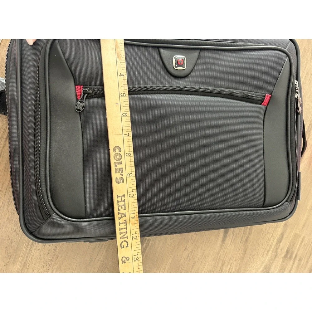 Wenger Swiss Army Laptop Briefcase Black Checkpoint Friendly Messenger Bag